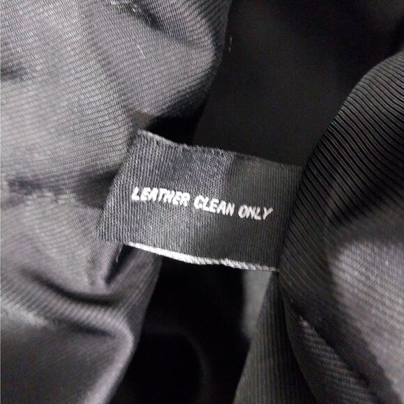 BRANDINI! LUXURIOUS BLACK GENUINE LEATHER STADIUM COAT, SOFT & SUPPLE! SZ XXL - Picture 11 of 13